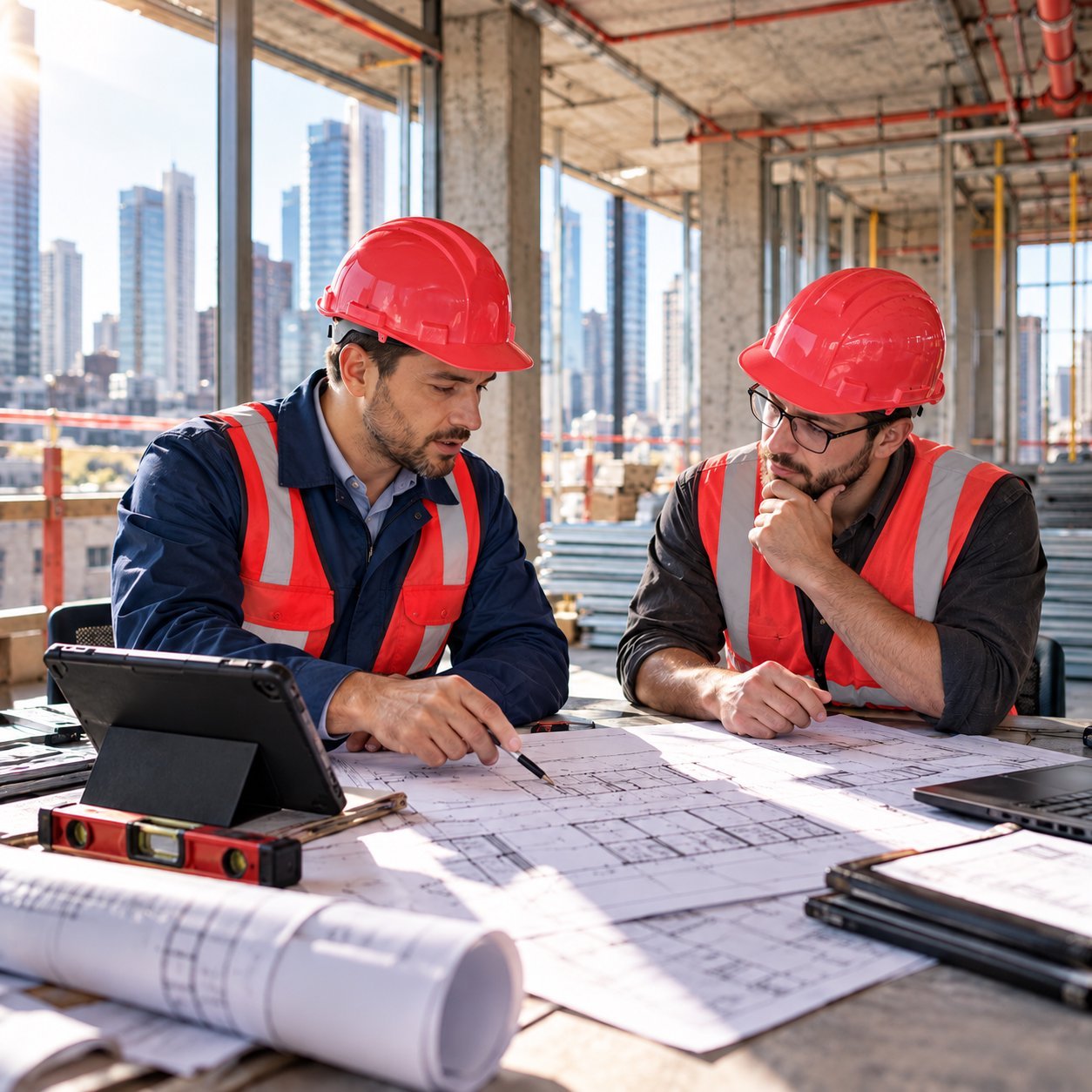 Planning a fire protection system for a construction project