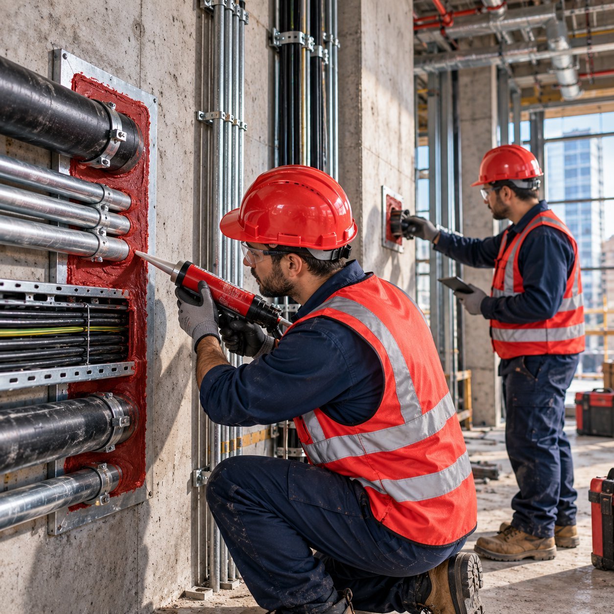 Fire protection inspection reports and compliance documentation